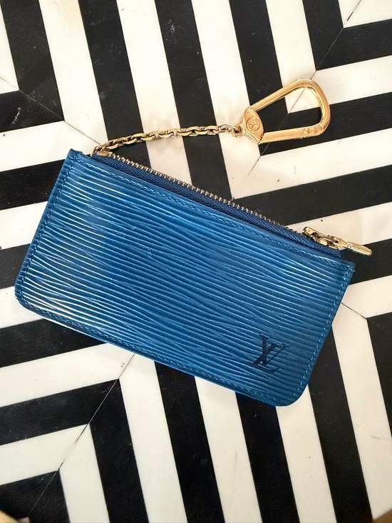 Louis Vuitton Handbags - LV Blue EPI Key Cles